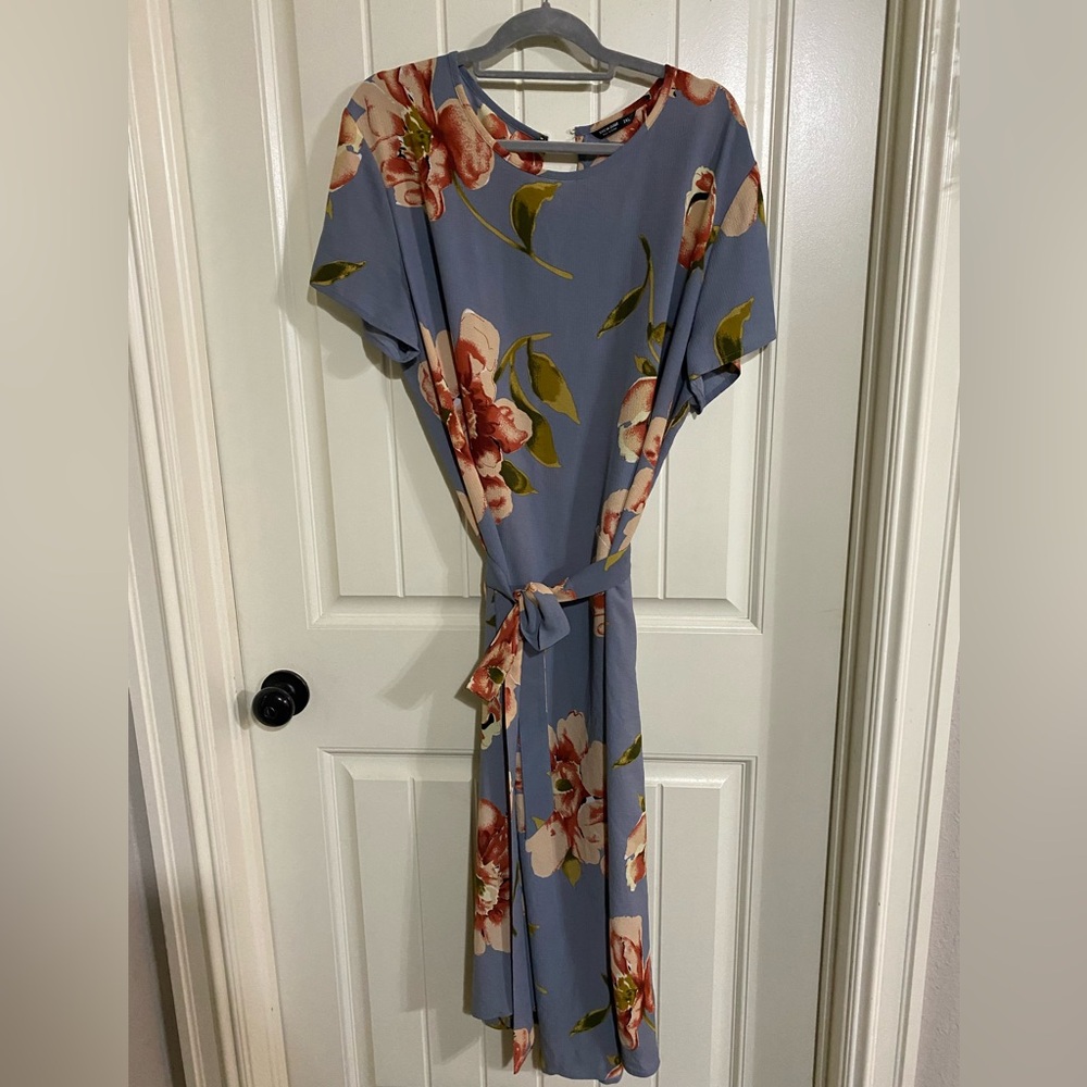 Blue floral Maxi Dress
